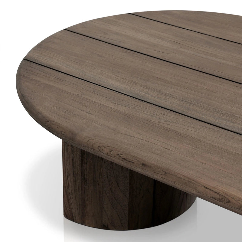 Paden Stained Toasted Brown Outdoor Coffee Table | shipping 6/3/2025