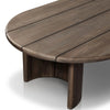 Paden Stained Toasted Brown Outdoor Coffee Table | shipping 6/3/2025