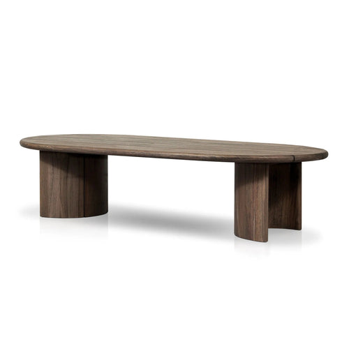 Paden Stained Toasted Brown Outdoor Coffee Table | shipping 6/3/2025