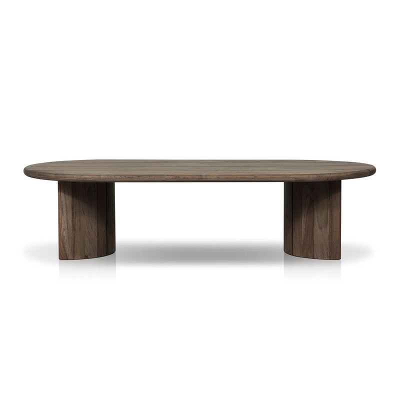Paden Stained Toasted Brown Outdoor Coffee Table | shipping 6/3/2025