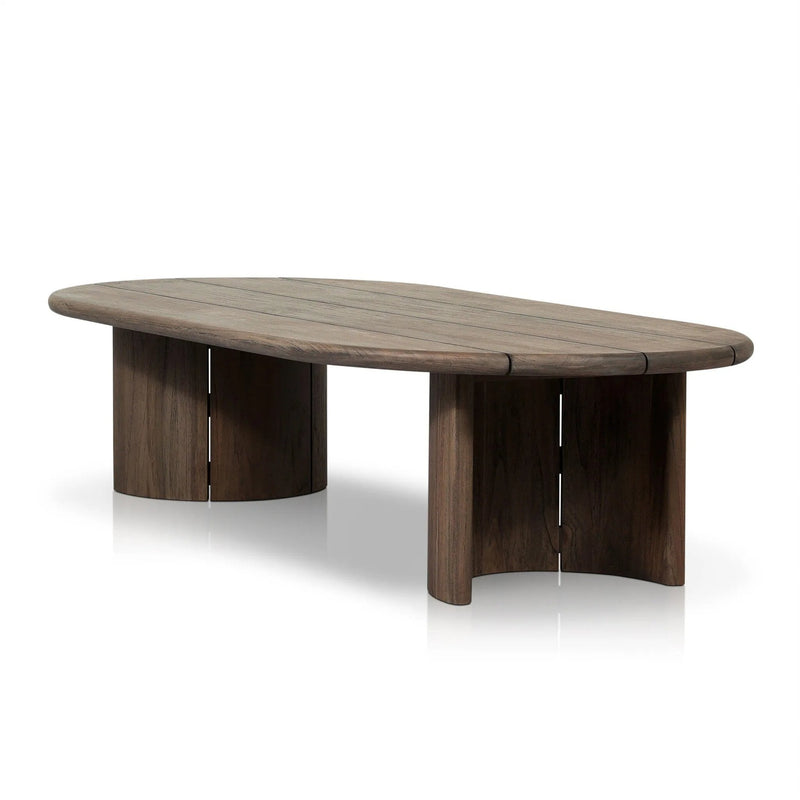 Paden Stained Toasted Brown Outdoor Coffee Table | shipping 6/3/2025