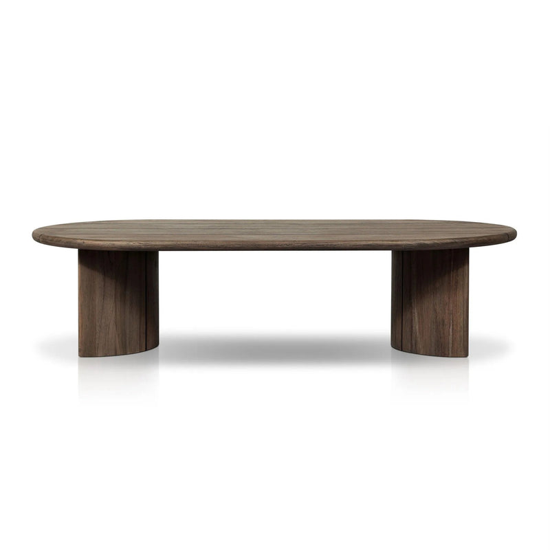 Paden Stained Toasted Brown Outdoor Coffee Table | shipping 6/3/2025
