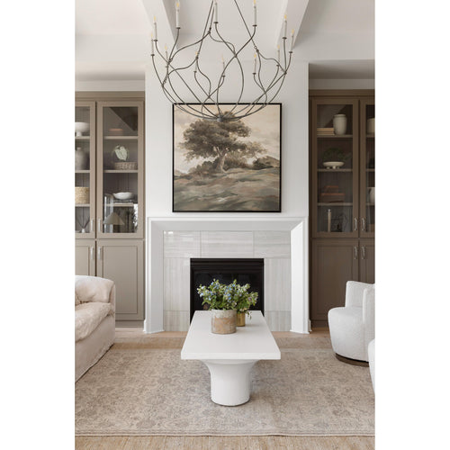 Parra Coffee Table - Plaster Molded Concrete | ready to ship!
