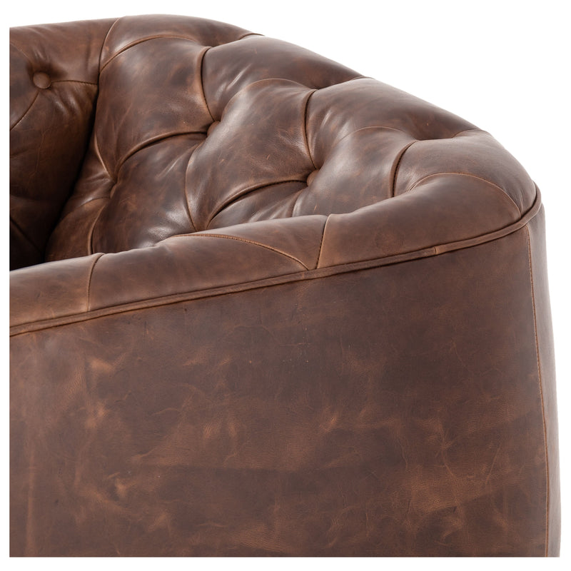 Paul Raleigh Cigar Swivel Chair | shipping 11/25/2025