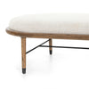 Petra Knoll Natural Ottoman-62" | please contact us for details!