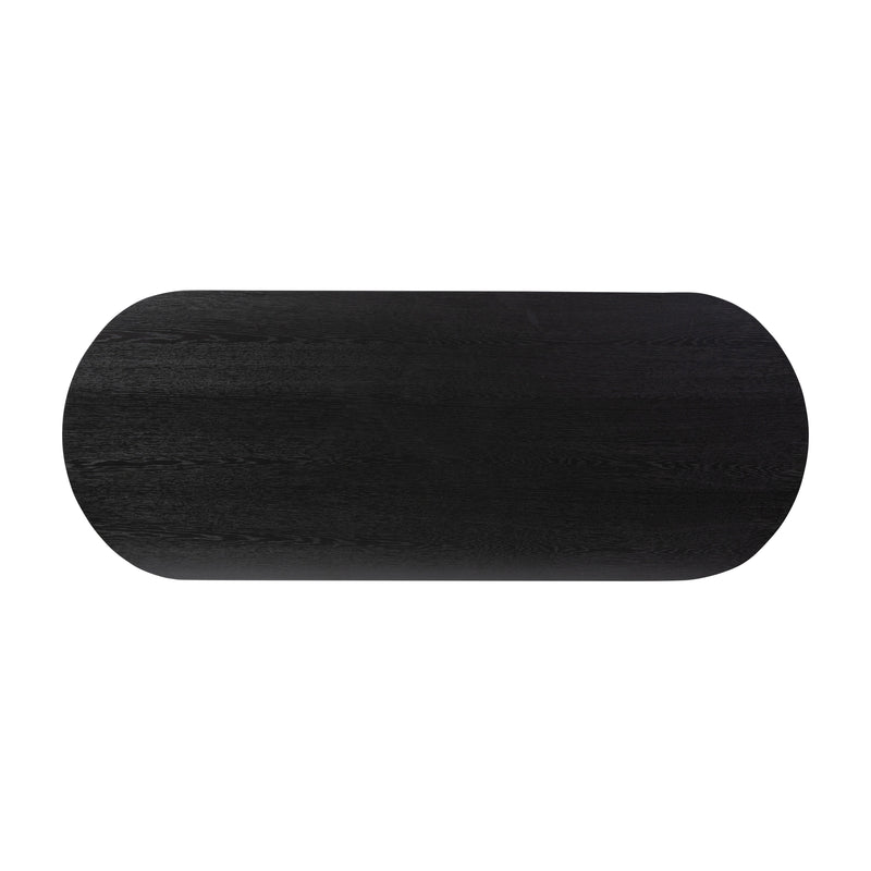 Pilar Brushed Ebony Oak Veneer Desk | ready to ship!