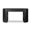Pilar Brushed Ebony Oak Veneer Desk | ready to ship!