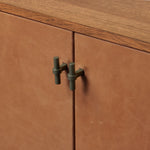 Posada Leather Small Cabinet | shipping 5/30/2025