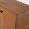 Posada Leather Small Cabinet | shipping 5/30/2025