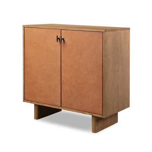 Posada Leather Small Cabinet | shipping 5/30/2025