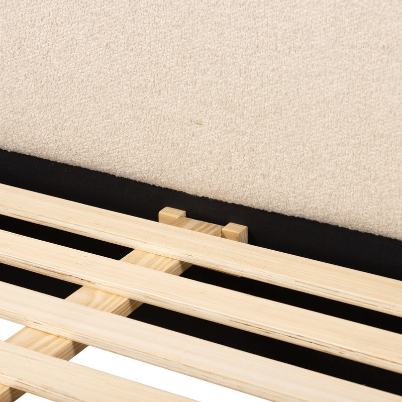 Quincy Lisbon Cream-Queen Bed | ready to ship!
