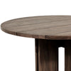 Railay Stained Toasted Brown Round Outdoor Dining Table | ready to ship!