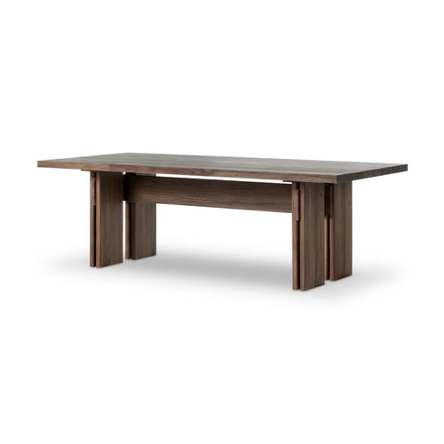 Railay Stained Toasted Brown Outdoor Dining Table | shipping 6/3/2025