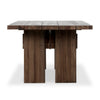 Railay Stained Toasted Brown Outdoor Dining Table | shipping 6/3/2025