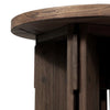 Railay Stained Toasted Brown Outdoor End Table | ready to ship!