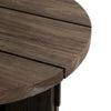 Railay Stained Toasted Brown Outdoor End Table | ready to ship!