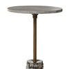Raven Ribbed Ebony Marble End Table | shipping 7/27/2025