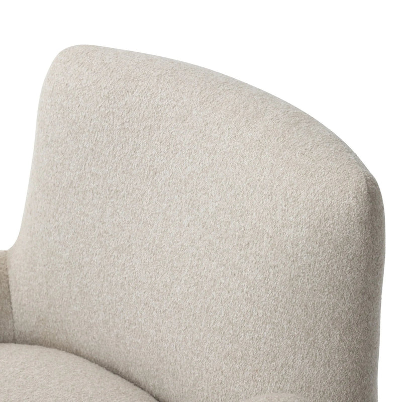 Reed Crete Pebble Accent Swivel Chair | ready to ship!