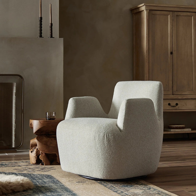 Reed Crete Pebble Accent Swivel Chair | ready to ship!
