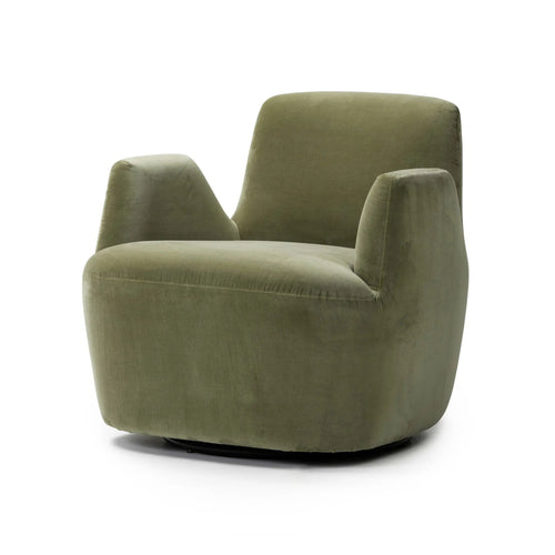 Reed Sapphire Sage Accent Swivel Chair | ready to ship!
