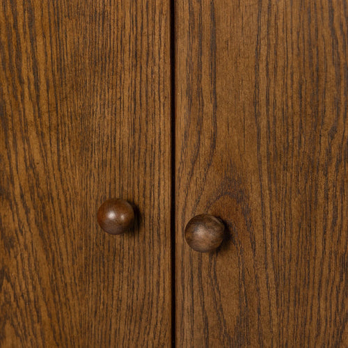 Renaud Dark Toasted Oak Cabinet | ready to ship!