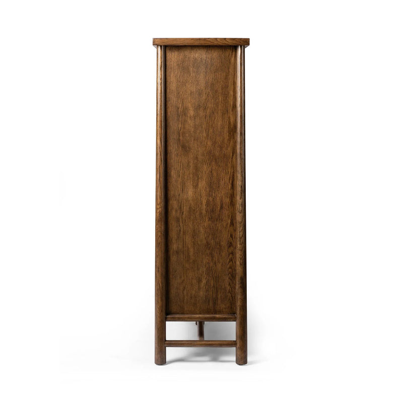 Renaud Dark Toasted Oak Cabinet | ready to ship!