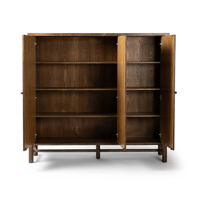 Renaud Dark Toasted Oak Cabinet | ready to ship!