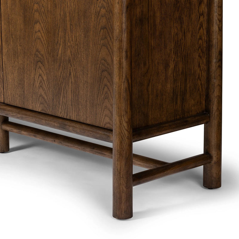 Renaud Dark Toasted Oak Cabinet | ready to ship!