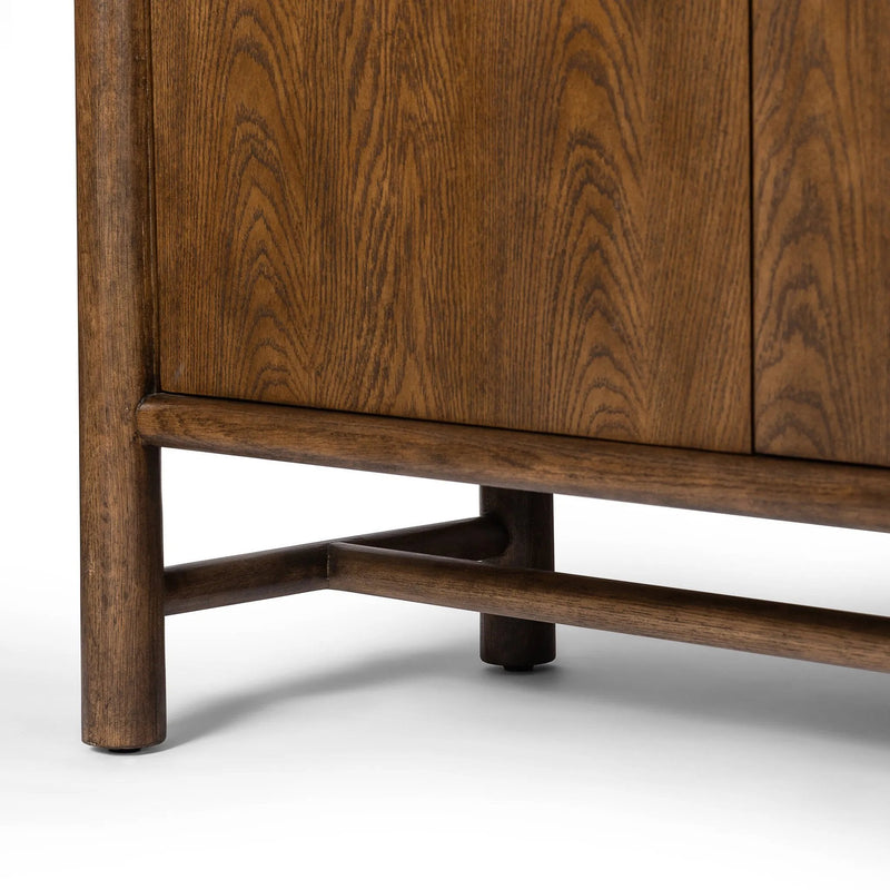 Renaud Dark Toasted Oak Cabinet | ready to ship!