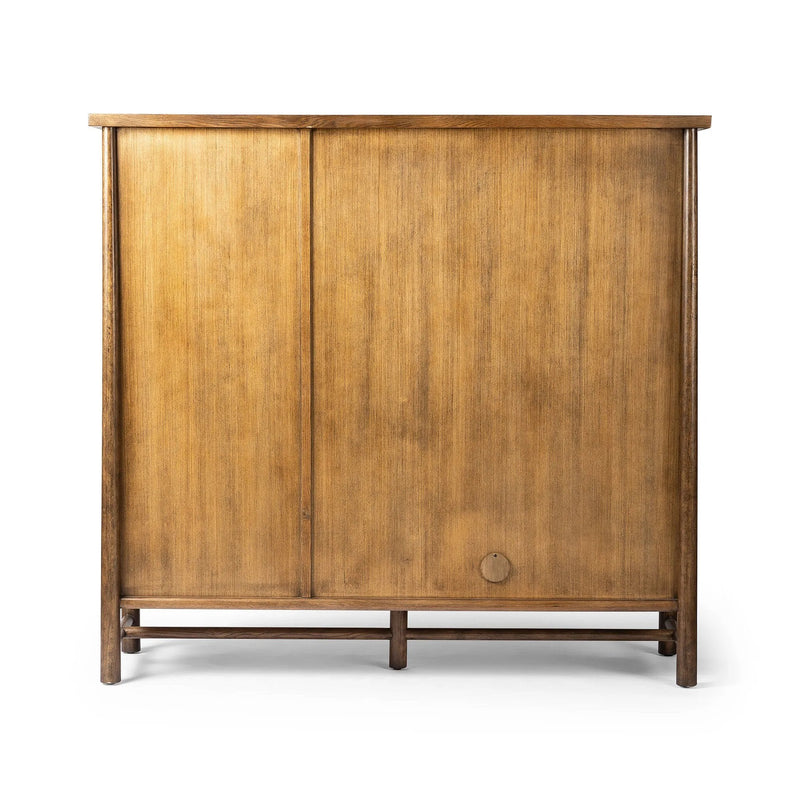 Renaud Dark Toasted Oak Cabinet | ready to ship!