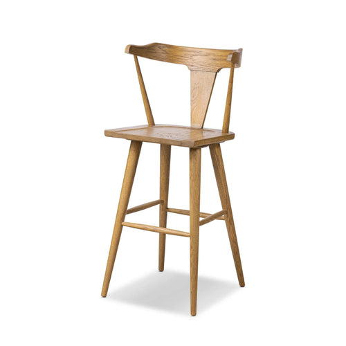 Ripley Sandy Oak Bar + Counter Stool