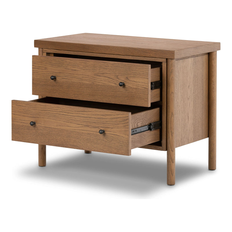 Roark Amber Oak Nightstand | ready to ship!