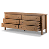 Roark Amber Oak Veneer 6 Drawer Dresser | ready to ship!