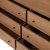 Roark Amber Oak Veneer 6 Drawer Dresser | ready to ship!
