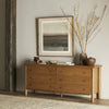 Roark Amber Oak Veneer 6 Drawer Dresser | ready to ship!
