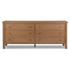 Roark Amber Oak Veneer 6 Drawer Dresser | ready to ship!