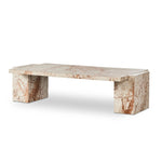 Romano Desert Taupe Marble Coffee Table | shipping 7/4/2025