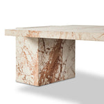 Romano Desert Taupe Marble Coffee Table | shipping 7/4/2025