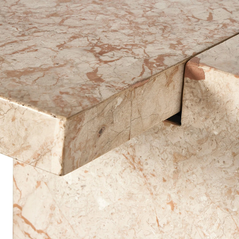 Romano Desert Taupe Marble Console Table | ready to ship!