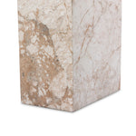 Romano Desert Taupe Marble End Table | ready to ship!