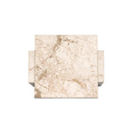 Romano Desert Taupe Marble End Table | ready to ship!