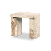 Romano Desert Taupe Marble End Table | ready to ship!