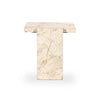Romano Desert Taupe Marble End Table | ready to ship!
