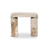Romano Desert Taupe Marble End Table | ready to ship!