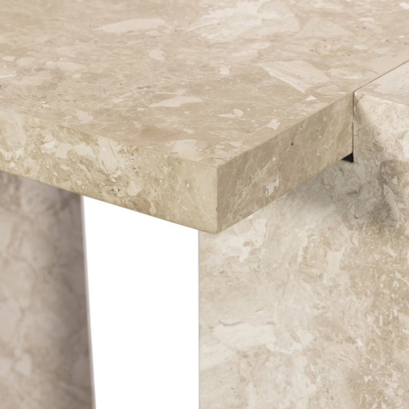 Romano Lunar Marble End Table | ready to ship!