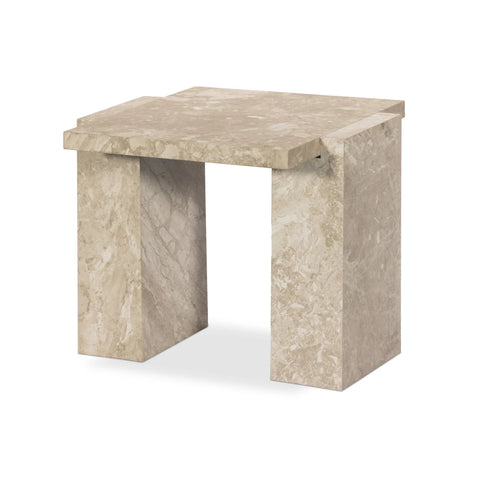 Romano Lunar Marble End Table | ready to ship!
