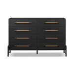 Rosedale Ebony Oak Veneer 8 Drawer Dresser | shipping 7/14/2025