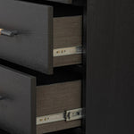 Rosedale Ebony Oak Veneer 8 Drawer Dresser | shipping 7/14/2025