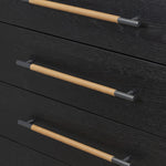 Rosedale Ebony Oak Veneer 8 Drawer Dresser | shipping 7/14/2025
