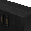 Rosedale Ebony Oak Veneer Media Console | shipping 7/17/2025